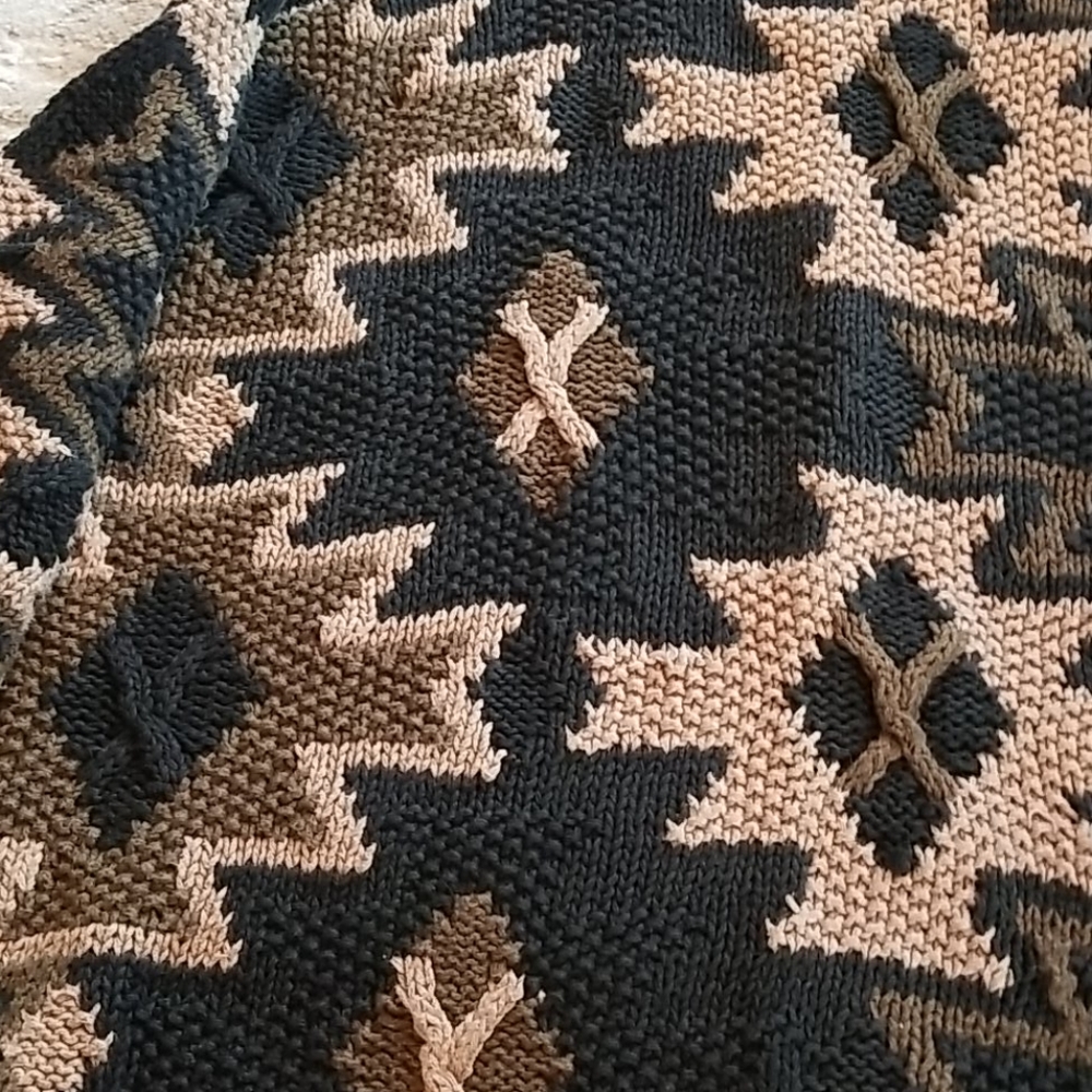 Vintage Embassy Row Chunky Handknit Sweater, Xl - image 6